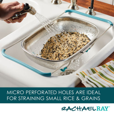 Rachael Ray Over the Sink Colander with Handles