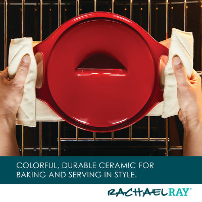 Rachael Ray Ceramic 3-pc. Casserole Bakers with Shared Lid Set