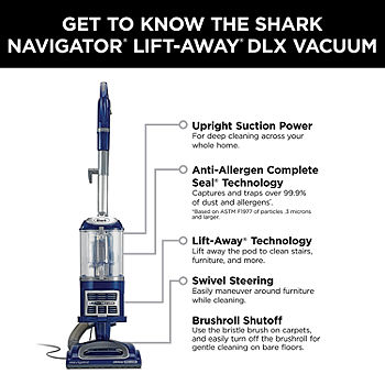 Shark Navigator® Zero-M® ZU62 Self-Cleaning Brushroll Pet Pro Upright Vacuum,  Color: Black - JCPenney