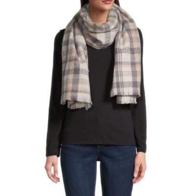 St. John's Bay Blanket Plaid Oblong Scarf