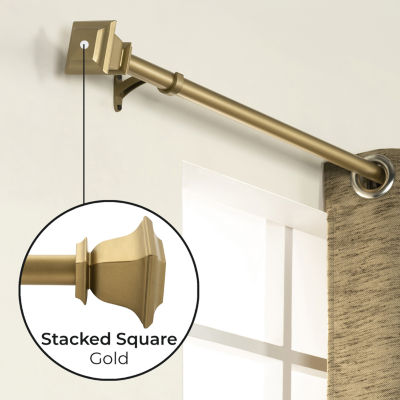 Deco Window Square 1 Adjustable Curtain Rod