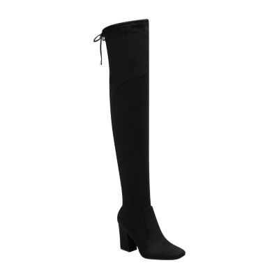 Unisa Womens Quesia Block Heel Over the Knee Boots