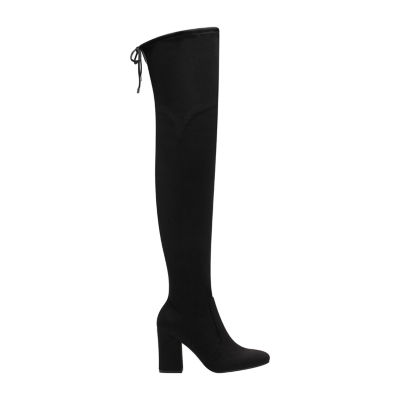 Unisa Womens Quesia Block Heel Over the Knee Boots