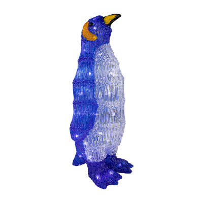 18'' Lighted Commercial Grade Acrylic Penguin Christmas Outdoor Decoration