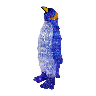 18'' Lighted Commercial Grade Acrylic Penguin Christmas Outdoor Decoration