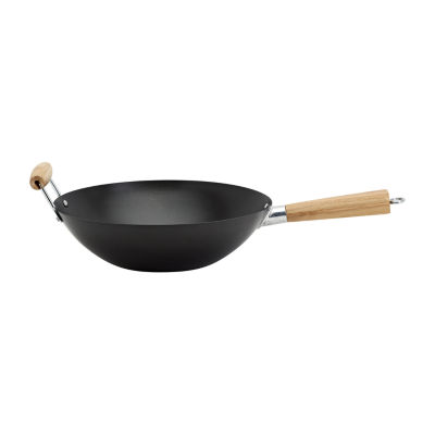 Infuse Carbon Steel 4-pc. Non-Stick Wok Set