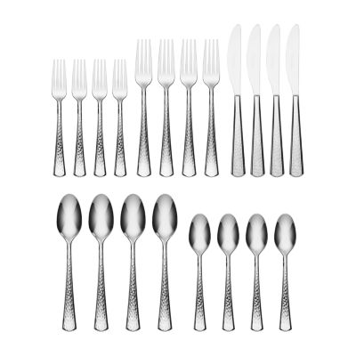 Oneida Aptitude 20-pc. Black Flatware Set