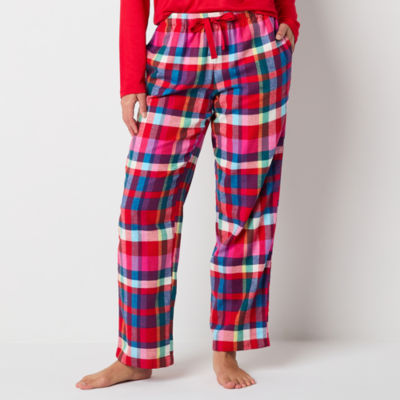 Sleep Chic Womens Tall Flannel Pajama Pants