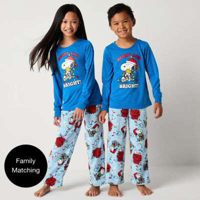 Big Unisex Peanuts Snoopy 2-pc. Christmas Pajama Set