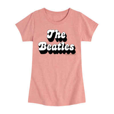 Big Girls Crew Neck Short Sleeve The Beatles T-Shirt