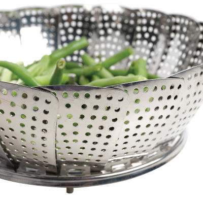 Design Imports Stainless Steel 12" Vegetable Steamer