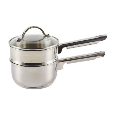 Design Imports Stainless Steel 1-qt. Double Boiler