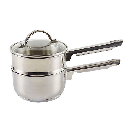 Design Imports Stainless Steel 1-qt. Double Boiler, One Size, Silver