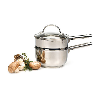 Design Imports Stainless Steel 1-qt. Double Boiler