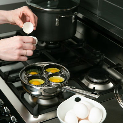 Design Imports Stainless Steel - Egg Poacher Set