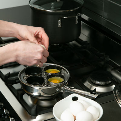 Design Imports Stainless Steel - Egg Poacher Set