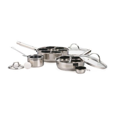 Design Imports Stainless Steel - Egg Poacher Set