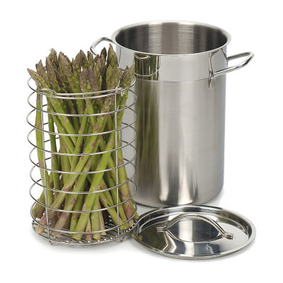 Design Imports Stainless Steel Asparagus Steamer