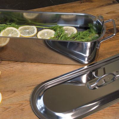 Design Imports Stainless Steel Fish Poacher, Color: Silver - JCPenney