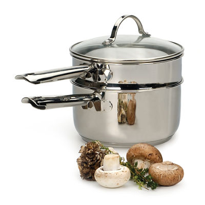 Design Imports Stainless Steel 2-qt. Double Boiler Insert