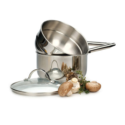 Design Imports Stainless Steel 2-qt. Double Boiler Insert