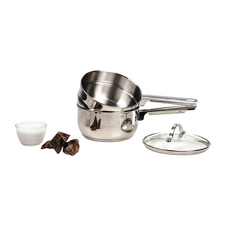 Design Imports Stainless Steel 2-qt. Double Boiler Insert, One Size, Silver