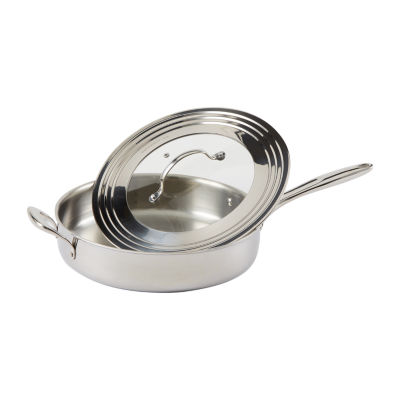 Design Imports Stainless Steel Pan Lid with Glass