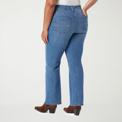 Gloria Vanderbilt-Plus Womens High Rise Bootcut Jean