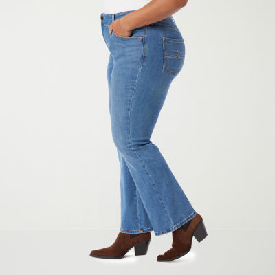 Gloria Vanderbilt-Plus Womens High Rise Bootcut Jean