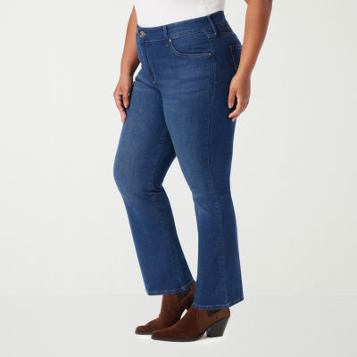 Gloria Vanderbilt-Plus Womens High Rise Bootcut Jean