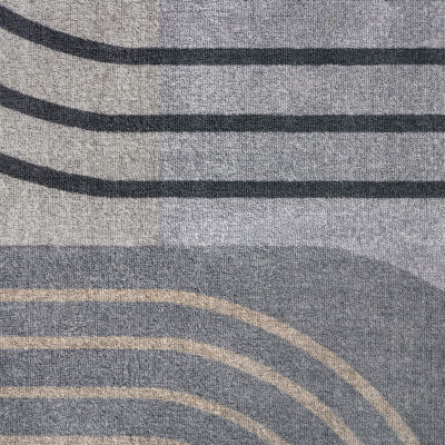Town And Country Avani Stripe Washable 19" X 78" Indoor Rectangular Runner