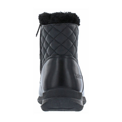 Totes Womens Joy Waterproof Flat Heel Winter Boots