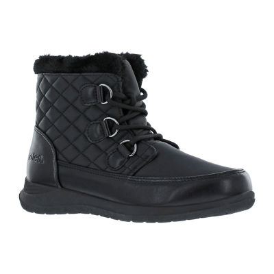 Totes Womens Joy Waterproof Flat Heel Winter Boots