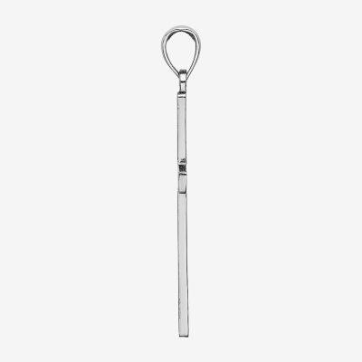Unisex Adult 14K White Gold Cross Pendant