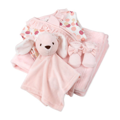 Baby Essentials Girls 4-pc. Clothing Set