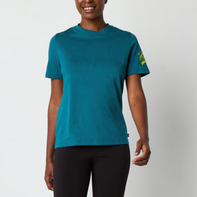 Reebok Womens Crew Neck Short Sleeve T-Shirt