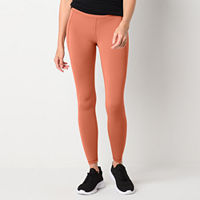 Xersion EverRestore Womens High Rise Quick Dry 7/8 Ankle Leggings, Medium, Brown