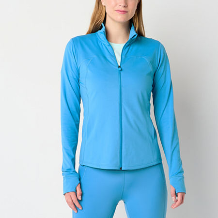 Xersion Everultra-Lite Womens Lightweight Softshell Jacket, X-small, Blue