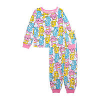 Little & Big Girls 2-pc. Care Bears Pajama Set, 6, Pink