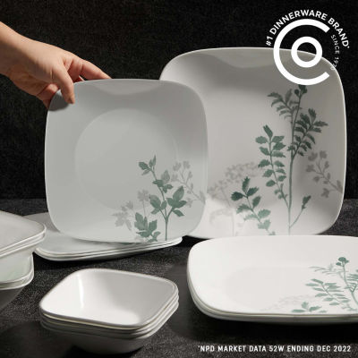 European Herbs Corelle Promo Code Corelle Amalie Glass Dinnerware Set