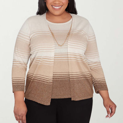 Jcp plus size sweaters best sale