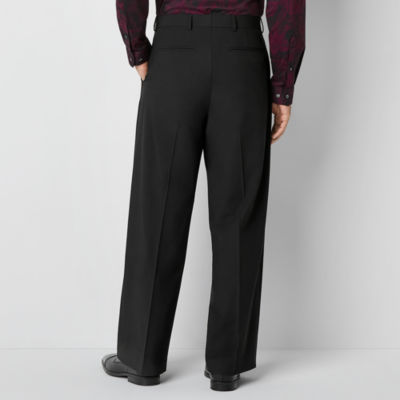 J. Ferrar Mens Relaxed Fit Pleated Pant