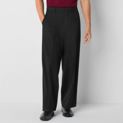 J. Ferrar Mens Relaxed Fit Flat Front Pant