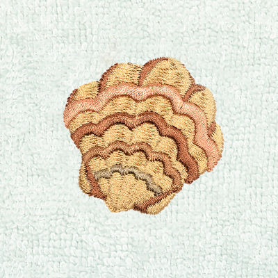 Linum Home Textiles Aaron 2-pc. Embellished Fingertip Towel