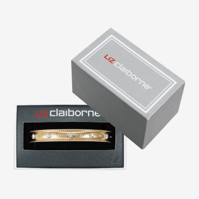 Liz Claiborne Stretch Womens Glass Bangle Bracelet