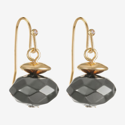 Liz Claiborne Beaded Womens Drop Earrings