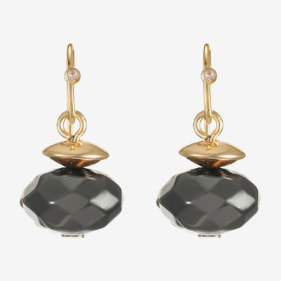 Liz Claiborne Beaded Womens Drop Earrings