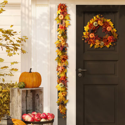 Glitzhome 72 Garland Thanksgiving Tabletop Decor