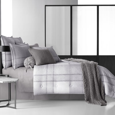 Five Queens Court Langdon 4-pc. Plaid Comforter Set