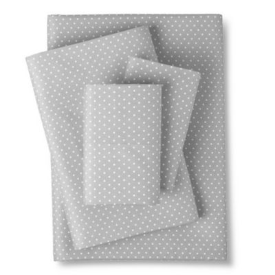 Sweet Home Collection™ Dots Printed Sheet Set, Double Brushed Microfiber